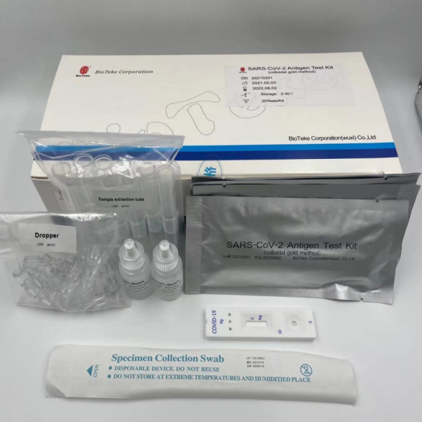 Drive-Thru COVID-19 Test Kit de prueba de antígeno (oro coloidal) rRT-PCR